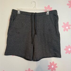 Eddie Bauer Men's Charcoal Gray Flat Front Shorts